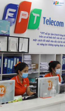 Fpt Telecom có đội ngũ chăm sóc và kỹ thuật chuyên nghiệp sẵn sàng phục vụ khách hàng
