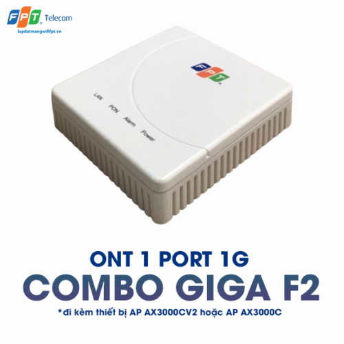 thiết bị ont 1 port 1g trong gói cước combo giga f2